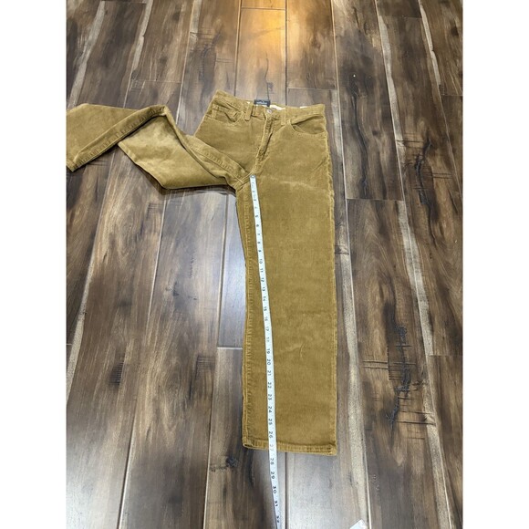 Levis Premium Pants Womens 27x27 Brown Corduroy Ribcage Straight Ankle NEW - Picture 5 of 7